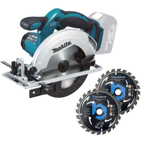 Makita DSS611Z 18V LXT Lithium Ion 165mm Circular Saw Bare - 2 BAP Extra Blades
