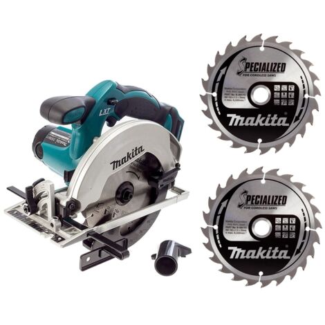 Makita DSS611Z 18V LXT Lithium Ion 165mm Circular Saw Bare 2 x Specialized Blade