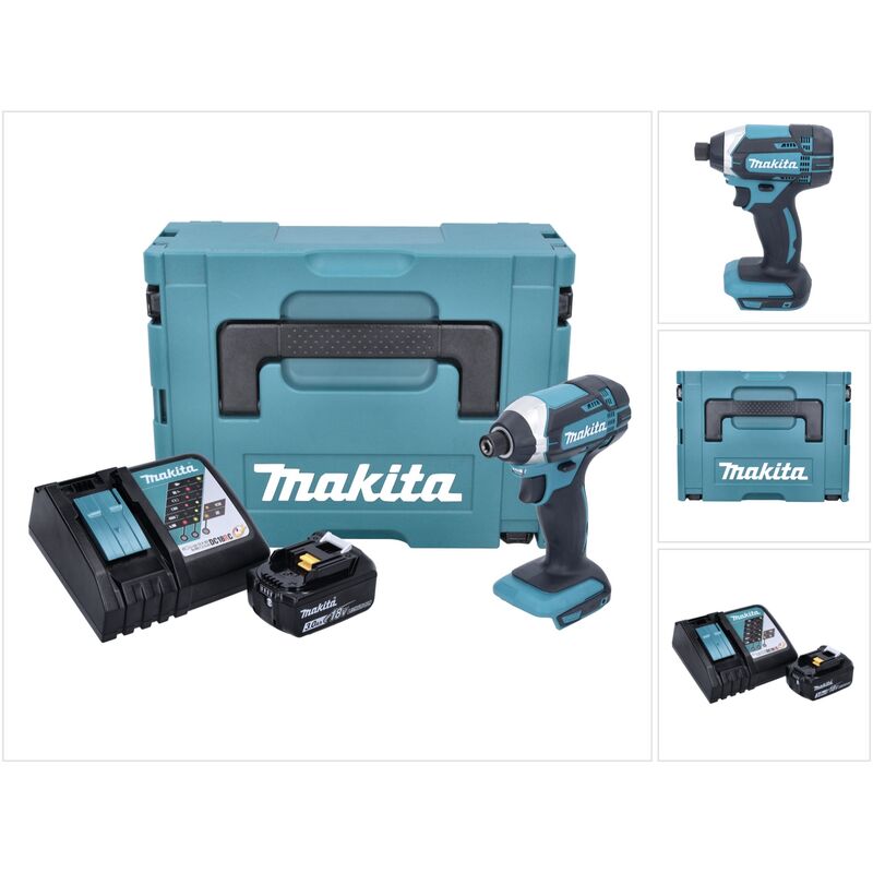

Makita DTD 152 RF1J Atornillador de impacto a batería 18V en Makpac 2 + 1x Batería BL 1830 + Cargador DC 18 RC