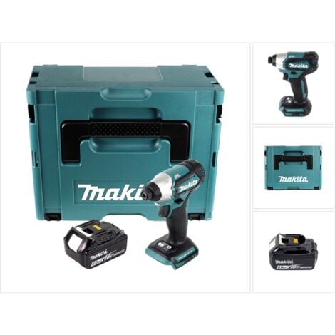 TRAPANO AVVITATORE IMPULSI MAKITA 18 V 1/4155 Nm BATTERIA LITIO CORPO  MACCHINA IN VALIGETTA