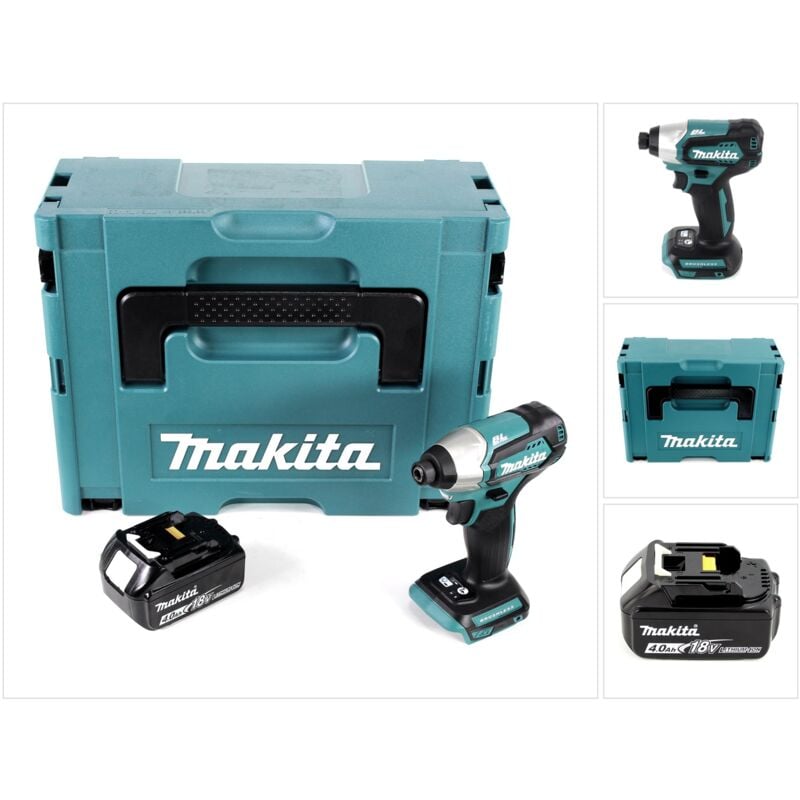 Image of Makita - dtd 155 RM1 18 v Brushless Li-Ion Akku Schlag Schrauber im Makpac + 1 x BL1840 b 4,0 Ah Akku - ohne Ladegerät