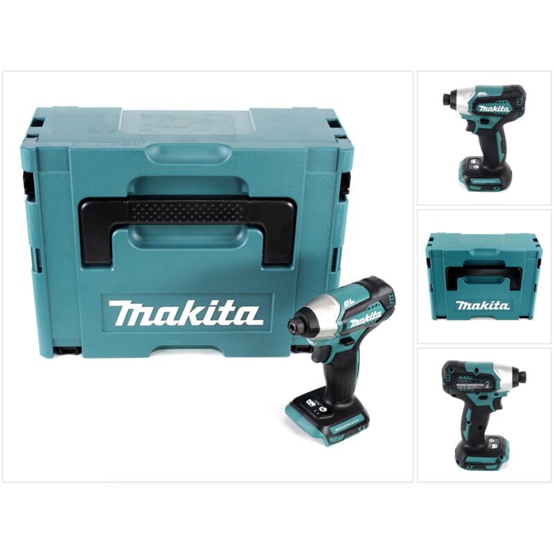 Dtd 155 zj Avvitatore ad impulsi a batteria 18V in valigetta Makpac - senza batteria, senza caricabatterie - Makita
