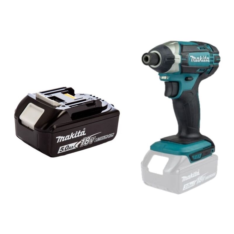 DTD152T1 Visseuse à chocs 18V lxt 1 x 5.0Ah Batterie - sans chargeur - Makita