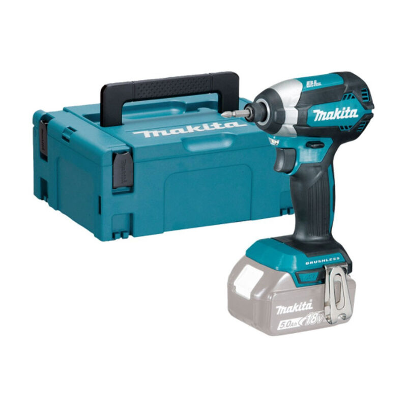Image of DTD153ZJ 18V lxt Brushless Impact Driver in a Makpac Case (Body Only) - Makita