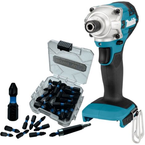 Makita DTD156Z 18v Impact Driver LXT Compact Variable Speed + 25pc Torsion Set