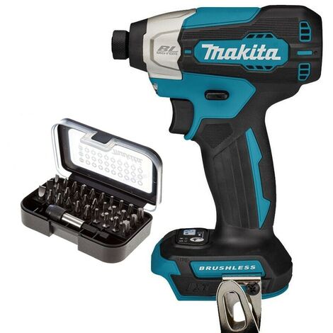 Makita DTD157Z 18v LXT Cordless Brushless Impact Driver + Makita 30pc Bit Set