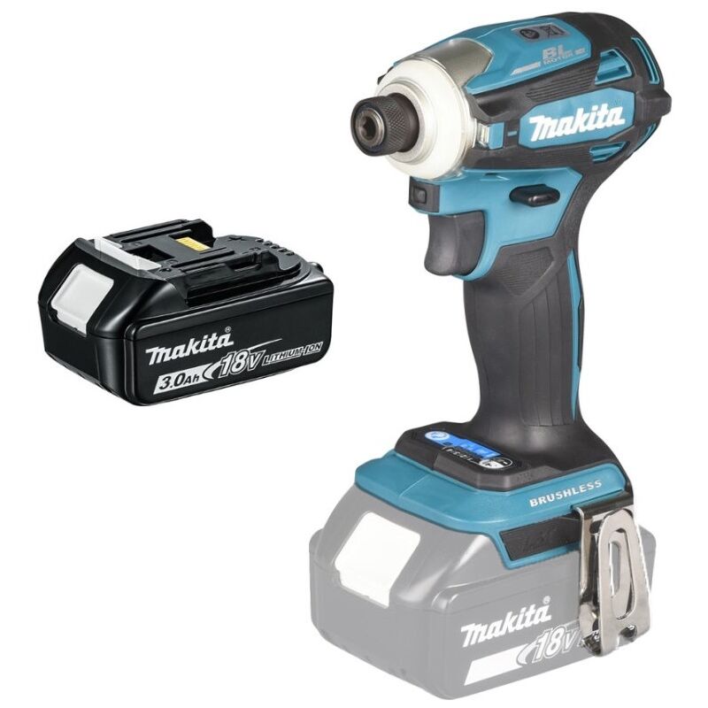 DTD172F1 Visseuse à chocs 18V lxt Li-Ion 180Nm + 1 x 3.0Ah Batterie – sans chargeur - Makita