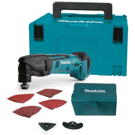 Makita DTM50Z 18v LXT Lithium Cordless Multi Tool Multi Tool Makpac + 22 Access