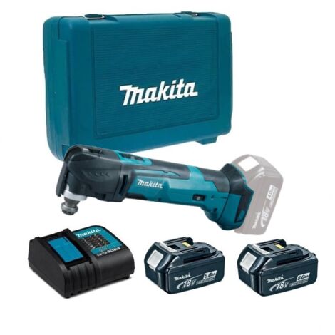 Makita DTM51RTJ Outil multifonction sans fil 18V Li-Ion LXT + 2 x 5.0Ah Batterie + chargeur en coffret