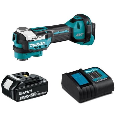Makita DTM52RF1 Outil multifonctions Li-Ion 18V LXT - 1 x 3.0Ah Batterie + chargeur