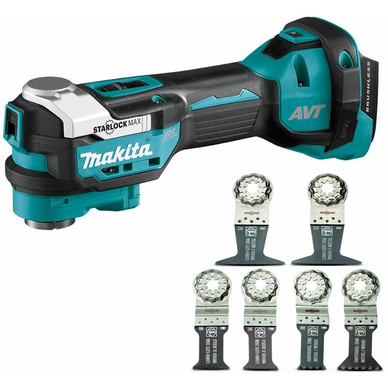 Dtm52z 18V Brushless Oscillating Multi Tool With 6 Piece Accessories ...