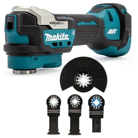 Makita DTM52Z 18v LXT Brushless Starlock Multi Tool Plunge Carpenters Set