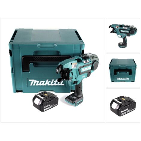 Makita DTR 180 M1J Akku Bewehrungsverbinder 18V Brushless für 0,8mm Bindedraht im Makpac + 1x 4,0Ah Akku - ohne Ladegerät