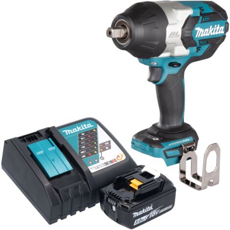Makita DTW 1004 RT1 Akku Schlagschrauber 18 V 1050 Nm 1/2" Brushless + 1x Akku 5,0 Ah + Ladegerät