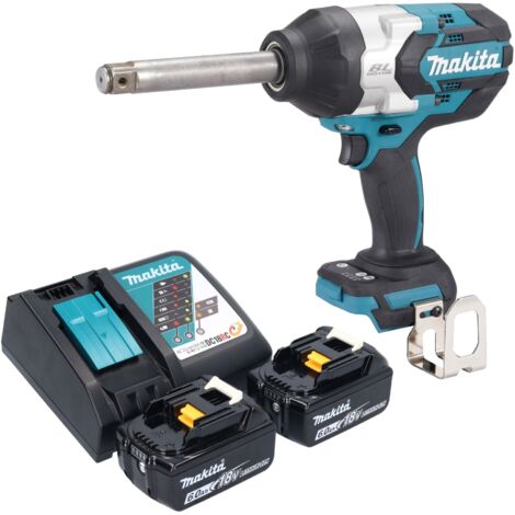Makita DTW 1005 RG Akku Schlagschrauber 18 V 1360 Nm 3/4" Brushless + 2x Akku 6,0 Ah + Ladegerät