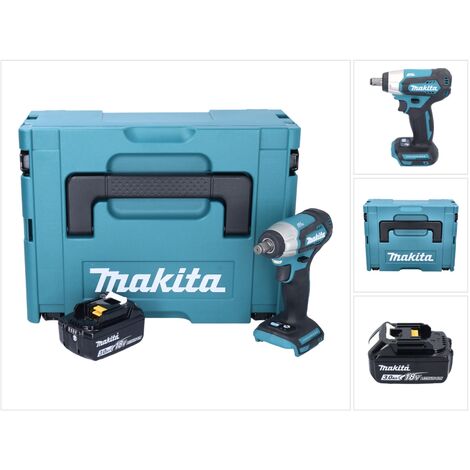 Makita DTW 181 F1J Akku Schlagschrauber 18 V 210 Nm 1/2" Brushless + 1x Akku 3,0 Ah + Makpac - ohne Ladegerät
