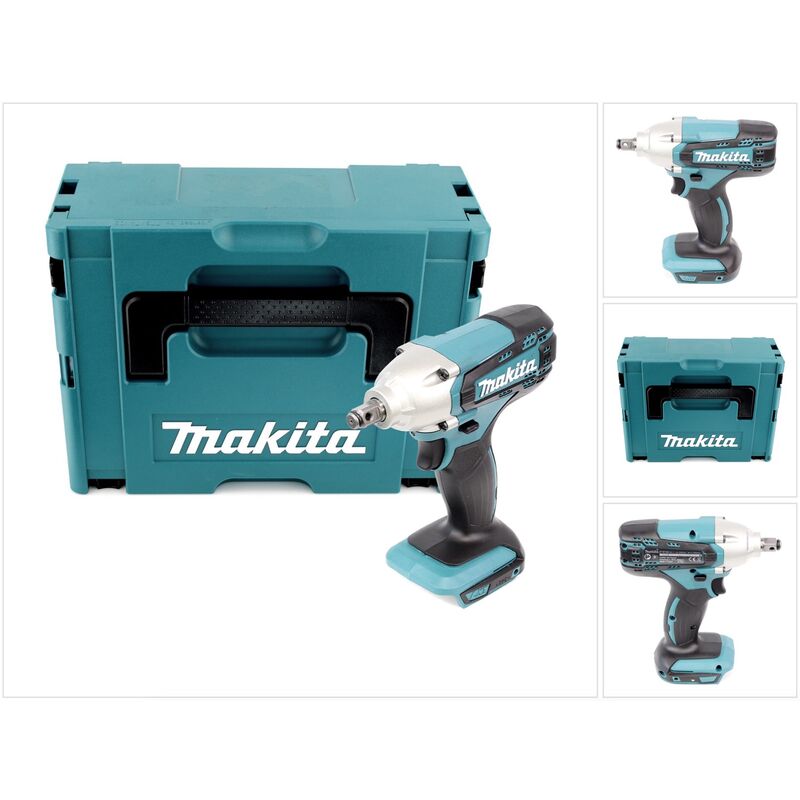Dtw 190 zj Visseuse à percussion sans fil 18V 190 Nm Solo + Coffret Makpac - sans batterie, sans chargeur - Makita