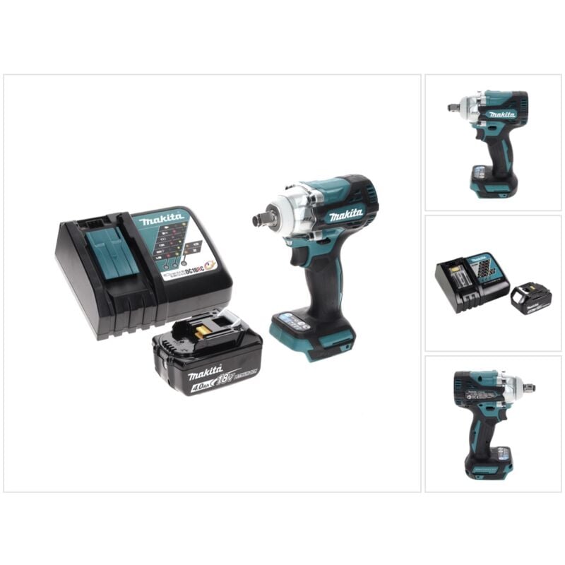 Dtw 300 RM1 Visseuse à chocs sans fil 18 v 330 Nm 1/2' Brushless + 1x Batterie 4.0 Ah + Chargeur - Makita