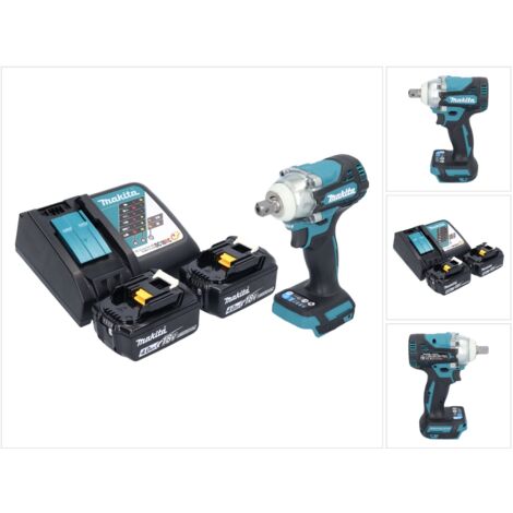 Makita DTW 301 RM Clé à choc 18 V 330 Nm 1/2'' Brushless + 2x batterie 4,0 Ah + chargeur