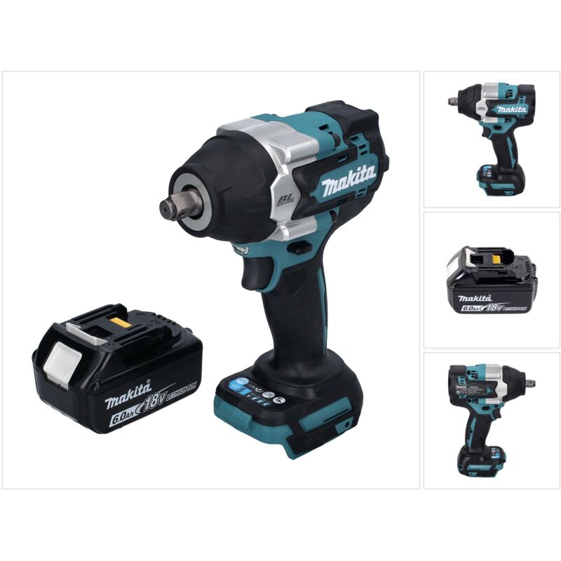 Dtw 700 G1 Akku Schlagschrauber 18 V 700 Nm 1/2' Xpt Brushless + 1x Akku 6, 0 Ah - Ohne Ladegerät - Makita