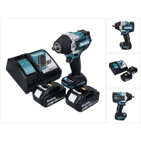 Makita DTW 700 RT Visseuse à chocs sans fil 18 V 700 Nm 1/2" XPT Brushless + 2x Batteries 5,0 Ah + Chargeur