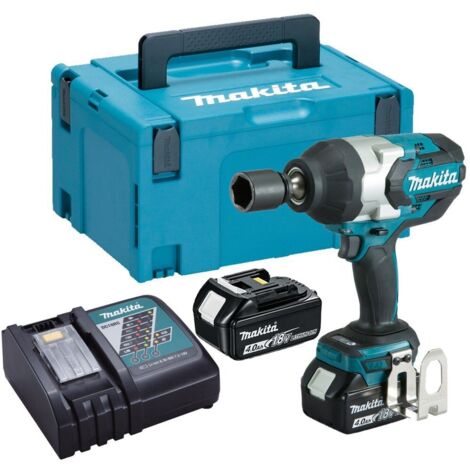 Makita DTW1001RMJ 18v LXT Brushless Impact Wrench 3/4 + 2 x 4.0ah + Makpac