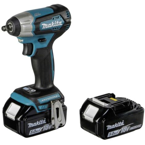 Makita DTW180RTJ Boulonneuse a chocs LXT 180Nm 3/8 18V - 2X5.0Ah Batteries + chargeur + coffret