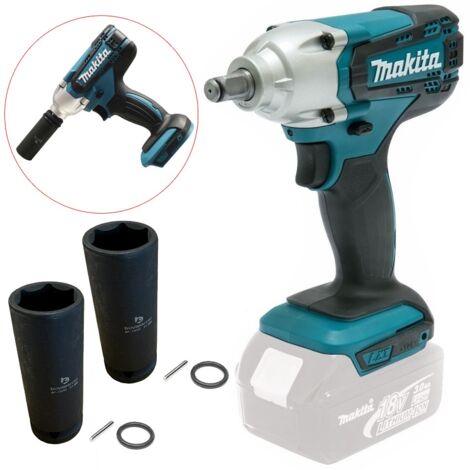 Makita DTW190Z 18v Cordless 1/2"" Impact Wrench Scaffolding Tool + 2x 21mm Socket