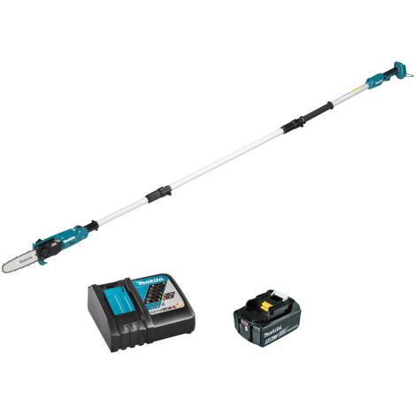 Makita DUA200RT 18V LXT 200mm Telescopic Extension Pole Saw + 5Ah Battery Kit