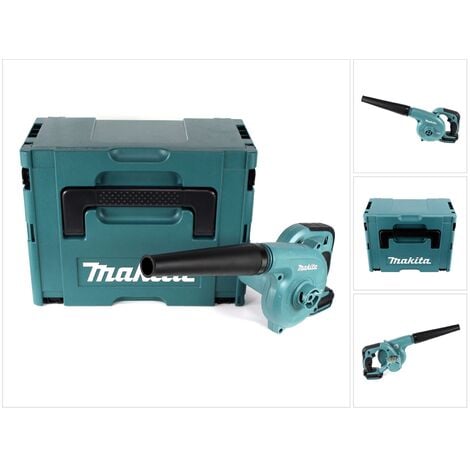 Makita DUB 182 ZJ 18 V Li-Ion Aspirateur souffleur sans fil + Coffret de tranport Makpac - sans Batterie - sans Chargeur