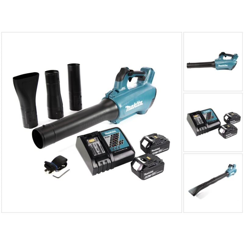 Dub 184 rg Souffleur sans fil 18 v brushless + 2x Batteries 6,0 Ah + Chargeur - Makita