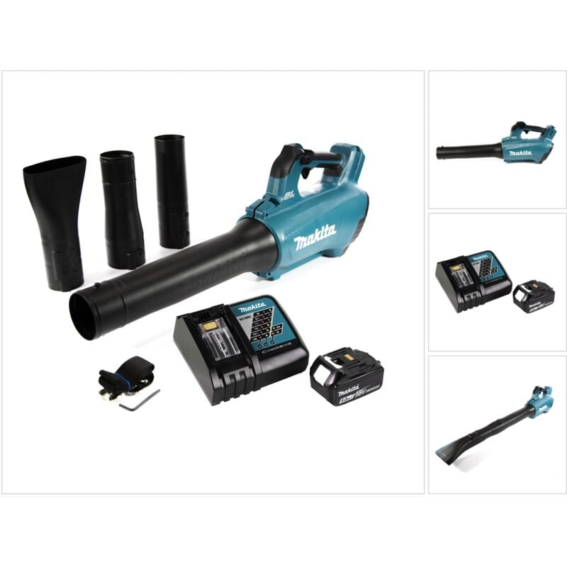 Makita - dub 184 RT1 Souffleur sans fil 18 v brushless + 1x Batterie 5,0 Ah + Chargeur
