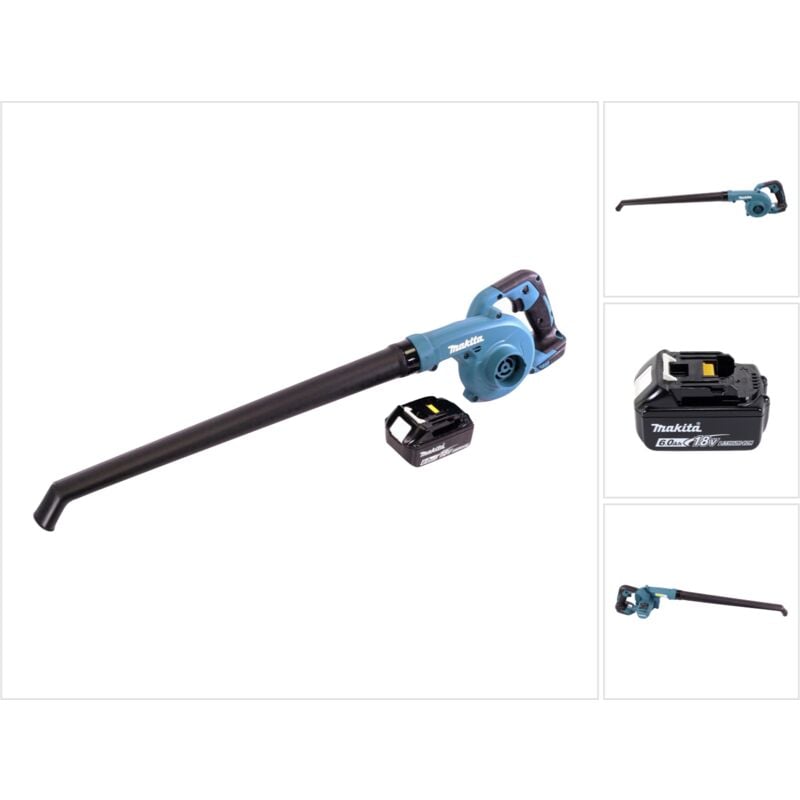 Dub 186 G1 Souffleur de feuilles sans fil 18 v + 1x batterie 6,0 Ah - sans chargeur - Makita