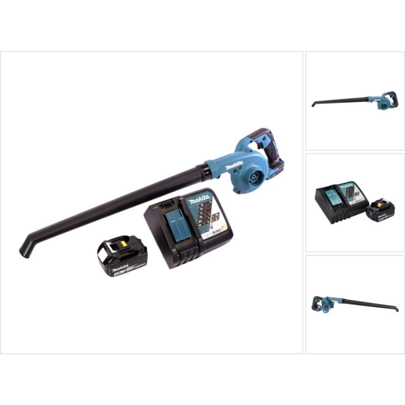 Dub 186 RM1 Souffleur de feuilles sans fil 18 v + 1x batterie 4,0 Ah + chargeur - Makita