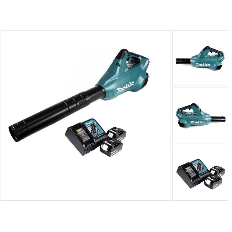 Makita - dub 362 rf souffleur de feuilles sans fil 2x18V + 2x Batteries 3.0Ah + Chargeur