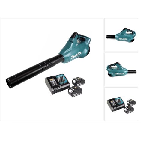 Makita DUB 362 RT Akku Laubbläser 2x18V + 2x Akku 5,0Ah + Ladegerät