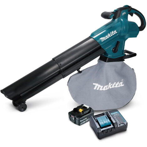 Makita DUB187T001 18V LXT Brushless Blower/Vacuum - 1x 5Ah Battery & DC18WC Charger