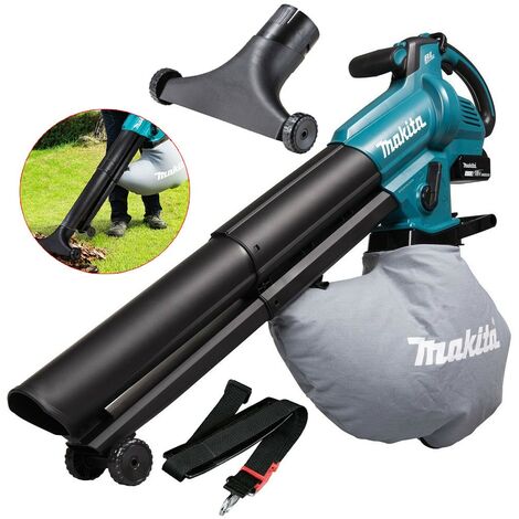 Makita DUB187Z 18V LXT Brushless Cordless Leaf Blower Vacuum + Bag + T Nozzle +