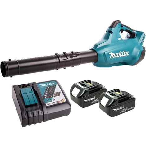 Makita DUB362 Twin LXT 18v 36v Li-Ion Brushless Leaf Blower 2 x 5.0ah +Charger