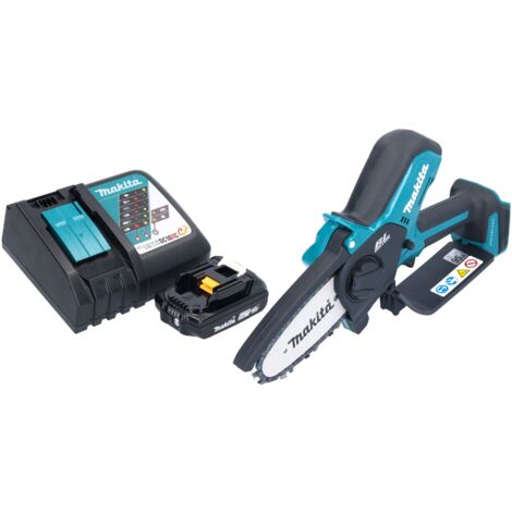 Makita DUC 101 RA01 Akku Astsäge 18 V 10 cm Brushless + 1x Akku 2,0 Ah + Ladegerät