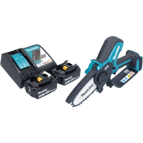 Makita DUC 101 RF201 Akku Astsäge 18 V 10 cm Brushless + 2x Akku 3,0 Ah + Ladegerät