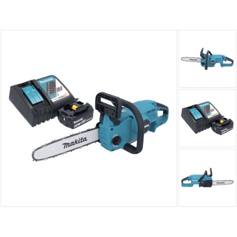 Tronçonneuse élagueuse électrique Makita DUC 353 M2 Sans fil 36V ( 2x18V )  Sans balais 35 cm + 2x 4,0 Ah Batterie - ohne Ladegert