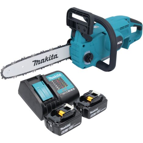 Makita DUC 307 SG2X3 Akku Kettensäge 18 V 30 cm Brushless + 2x Akku 6,0 Ah + Ladegerät