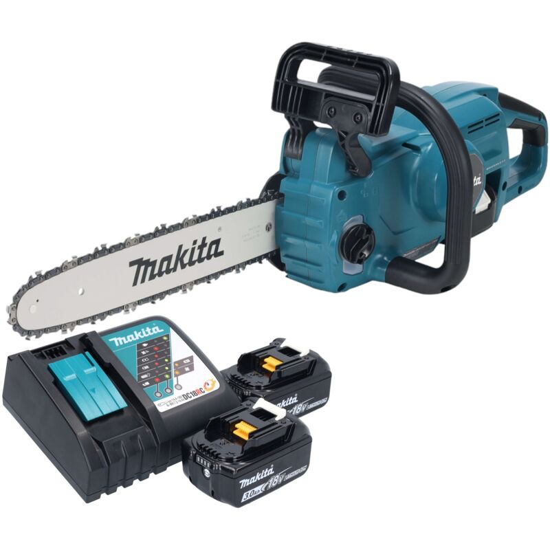 Duc 357 RF2X3 18 v 35 cm Coupe-bordures sans balais + 2x Batterie 3,0 Ah + chargeur - Makita