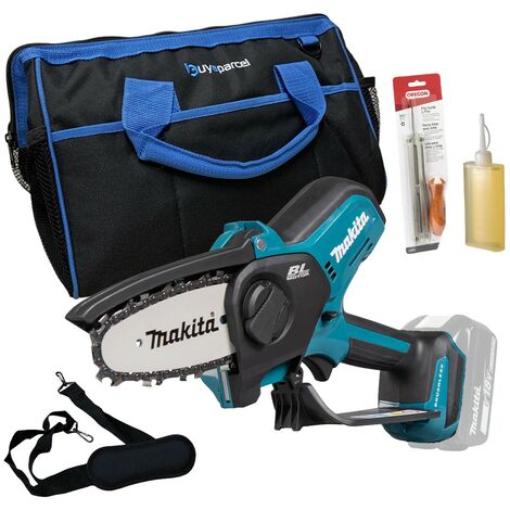 Makita DUC101Z Cordless Brushless Pruning Saw 18V Body Chainsaw 100mm + Bag