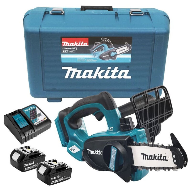 Makita - Elagueuse 11,5cm sur accu lxt 18V (2x5.0) DUC122RTE