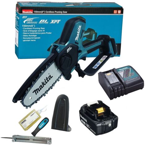 Makita DUC150Z Cordless Brushless Pruning Saw 18V 150mm + 3ah Battery & Charger
