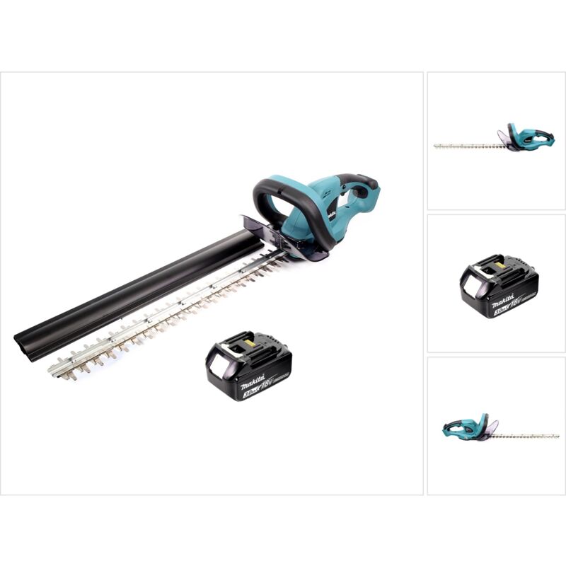 Makita DUH 523 F1 18V Li-Ion Taille-haie sans fil avec lame de 52 cm + 1x Batterie BL 1830 3,0 Ah - sans Chargeur