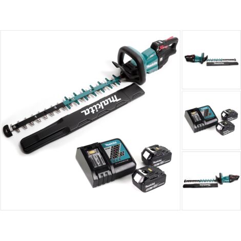 Makita DUH 601 RG Akku Heckenschere 18V 60cm Brushless + 2x Akku 6,0Ah + Ladegerät