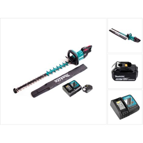 Makita DUH 751 RT1 Akku Heckenschere 18V 75 cm Brushless + 1x Akku 5,0Ah + Ladegerät